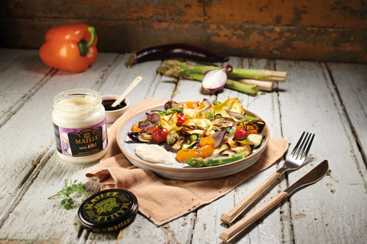 Légumes d’été grillés & sauce aïoli Maille