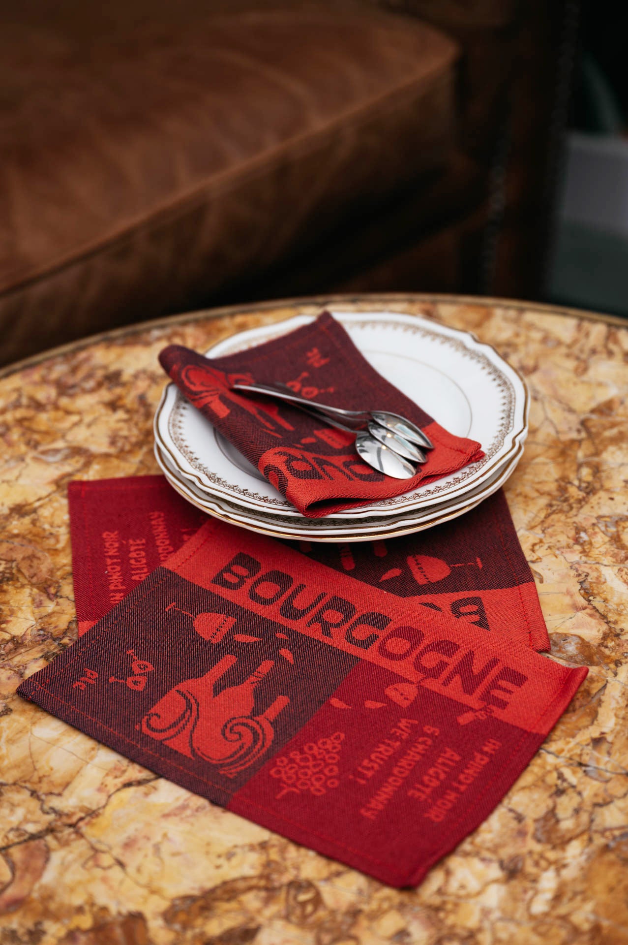 Para Tapas Blason maille tissé par la Maison Moutet