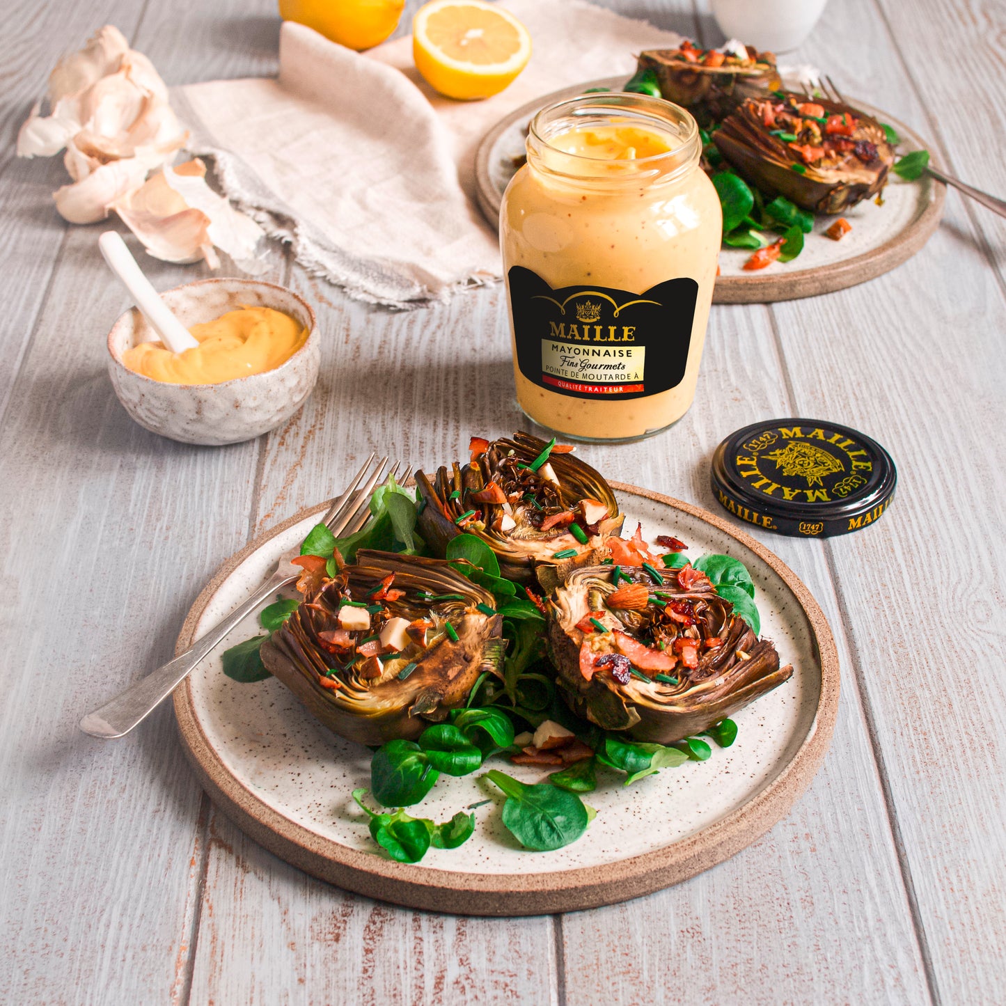 Mayonnaise Fins Gourmets Qualité traiteur bocal 320 G