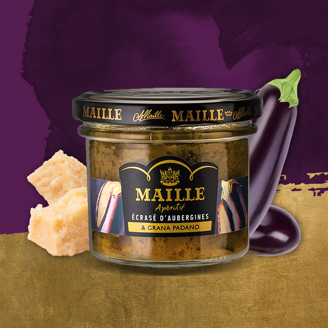 Maille Apéritif écrasé d’Aubergines & Grana Padano, 95 g