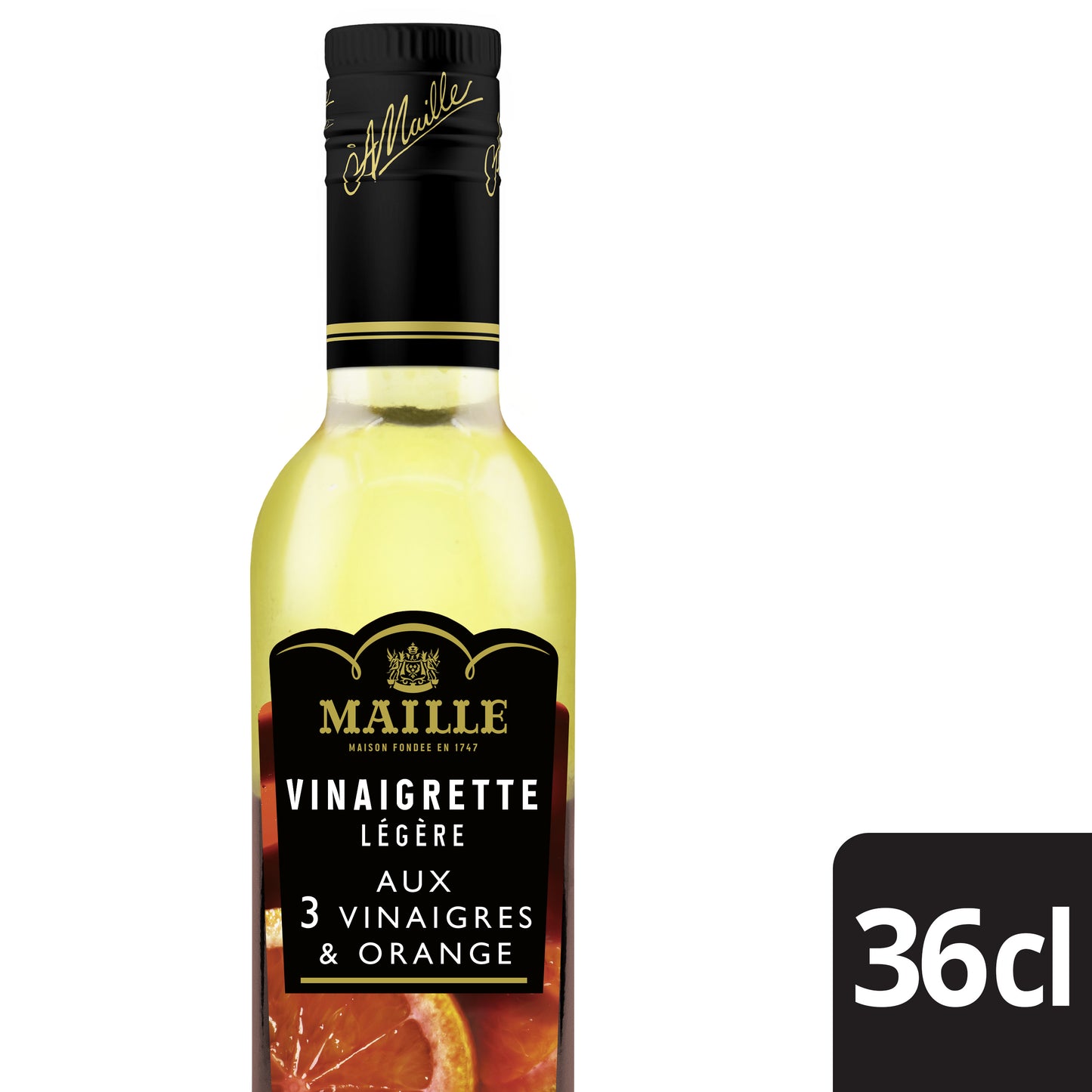 Vinaigrette Légère aux 3 Vinaigres Pointe d'Orange 36 cl