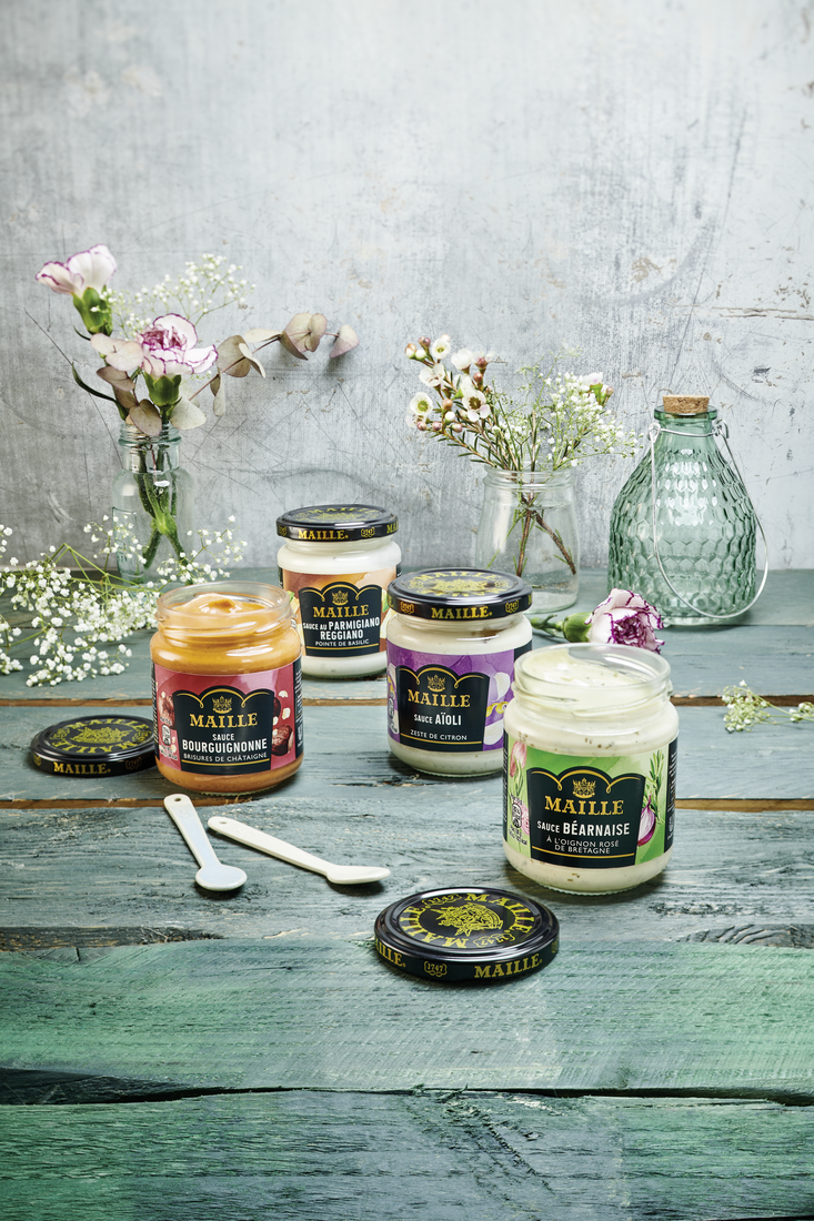 Maille Sauce Béarnaise, Oignon rosé de Bretagne, 185g