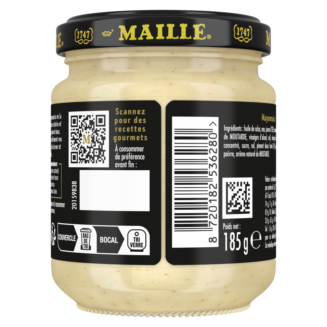Mayonnaise Piment Doux 185G
