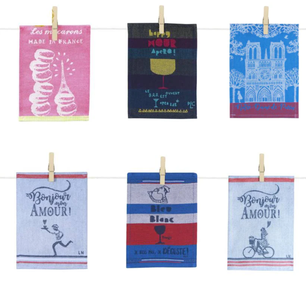 Para tapas Macarons tissé par la Maison Moutet