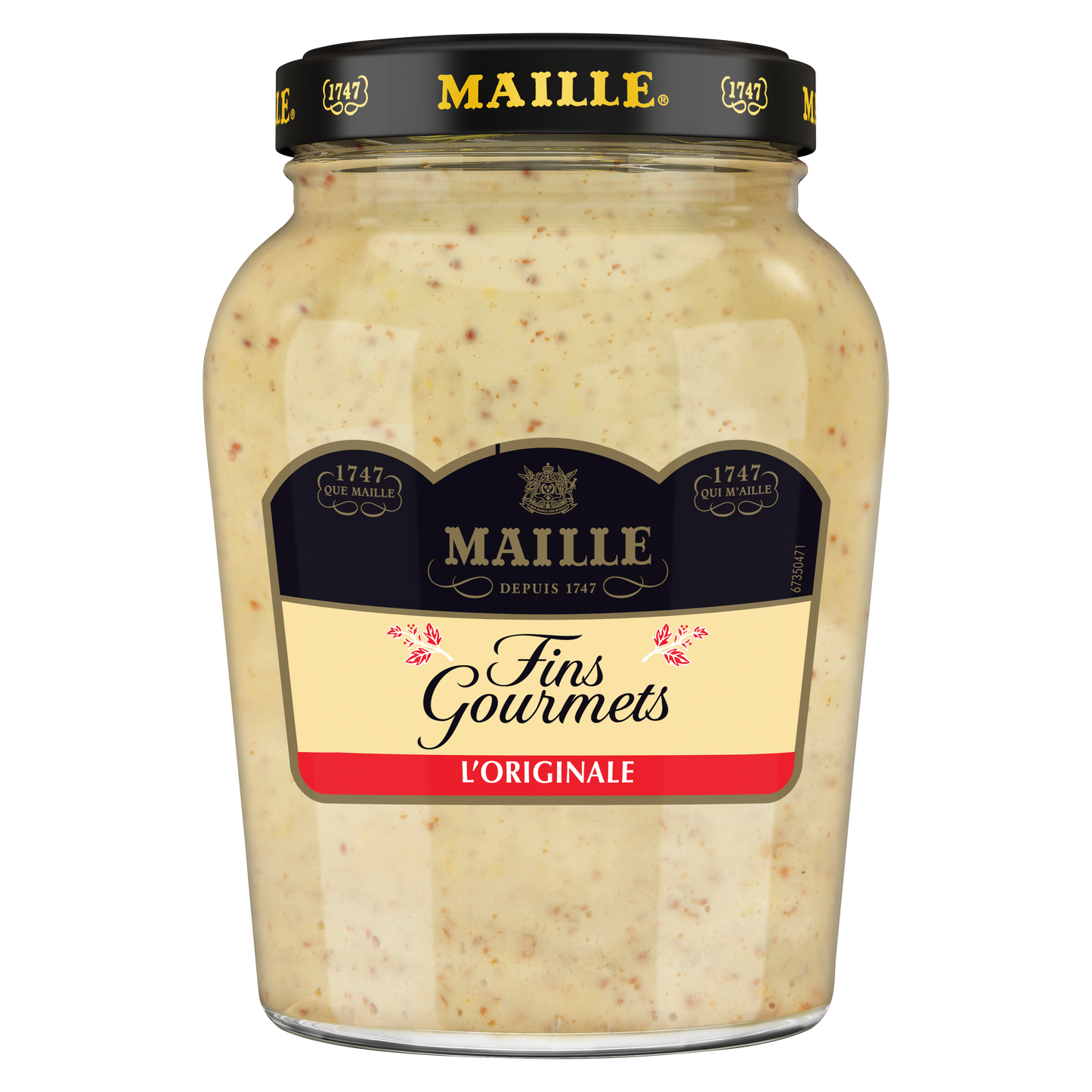 Maille Fins Gourmets L'Originale spécialité aux deux moutardes et au vin blanc Bocal 320g