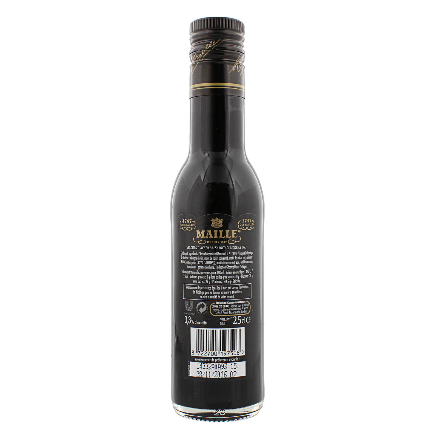 Velours de Vinaigre Balsamique de Modène 25 cl