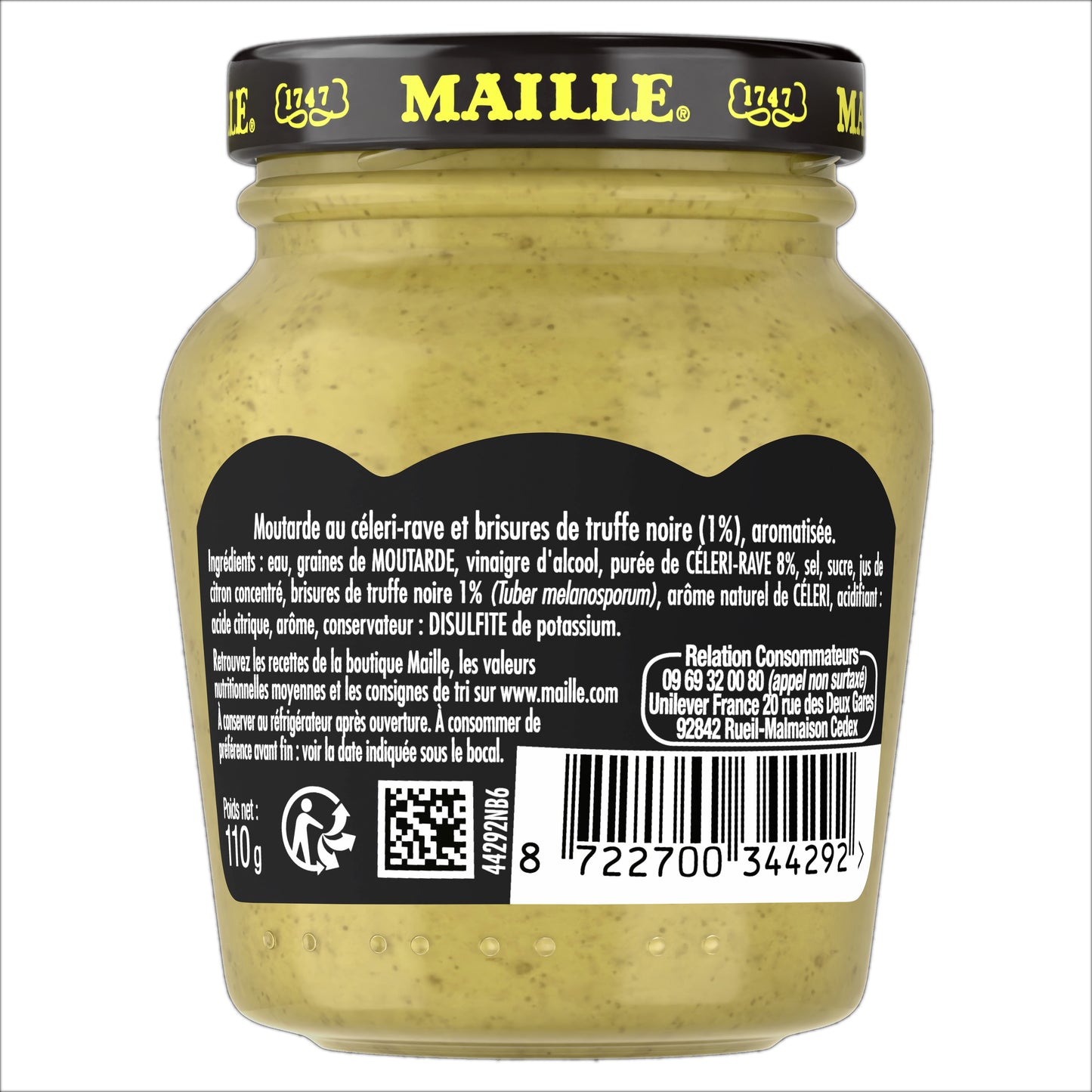 Moutarde Céleri et Brisures de Truffe, 108g