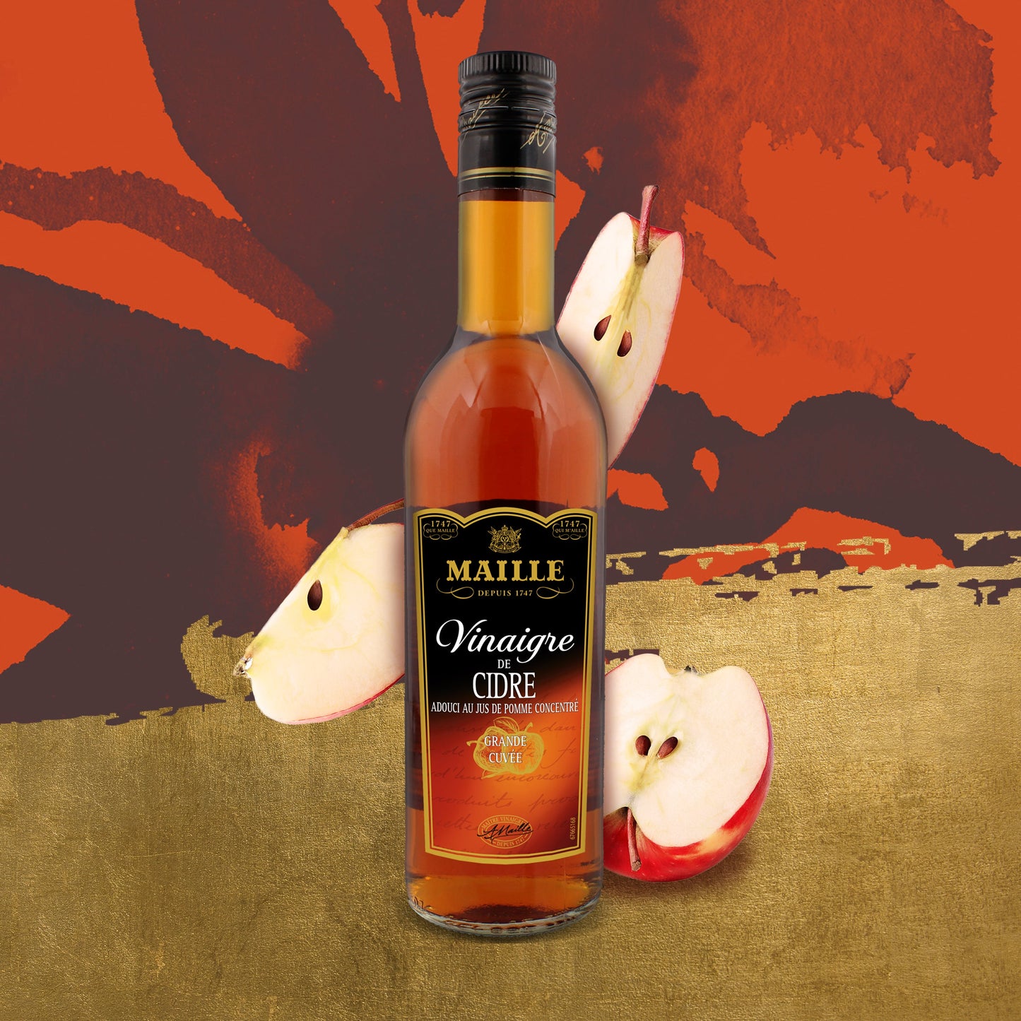 Vinaigre de Cidre adouci au Jus de Pomme Concentré 50 cl