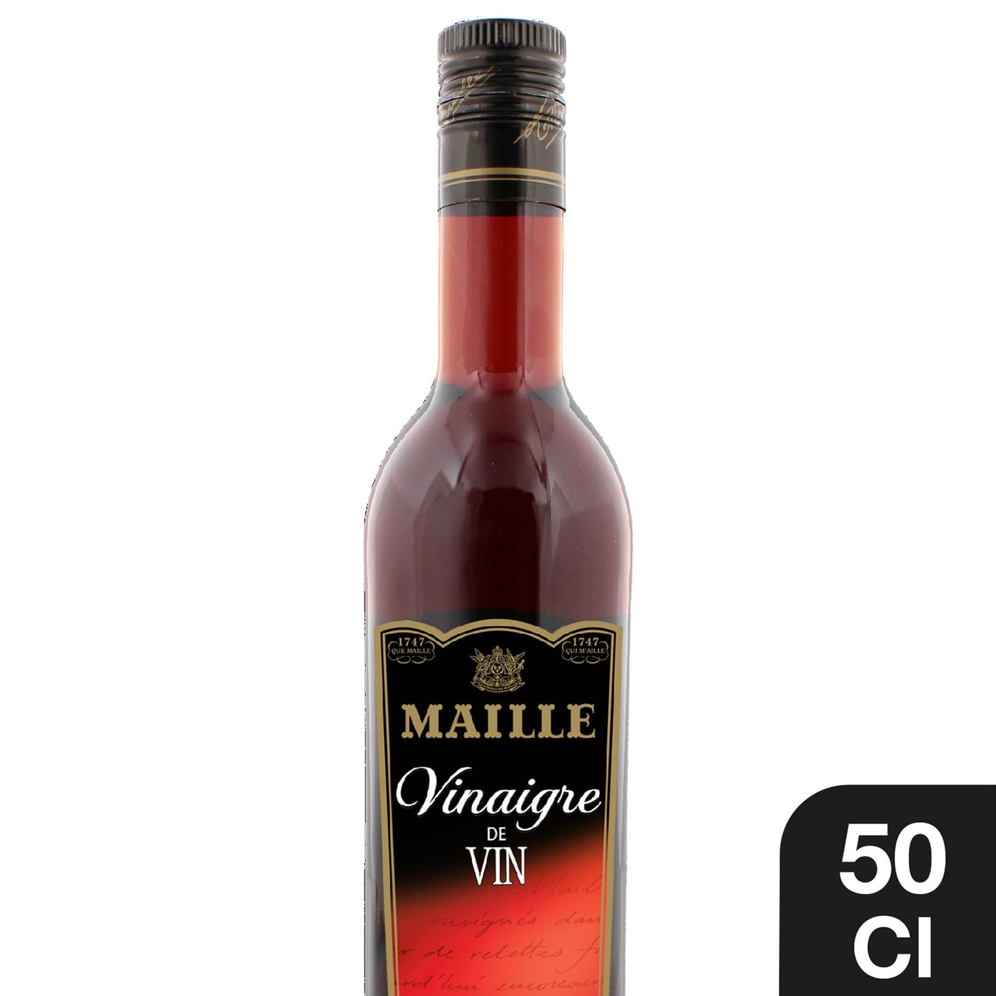 Vinaigre de Vin Rouge adouci au Jus de Raisin Concentré 50 cl