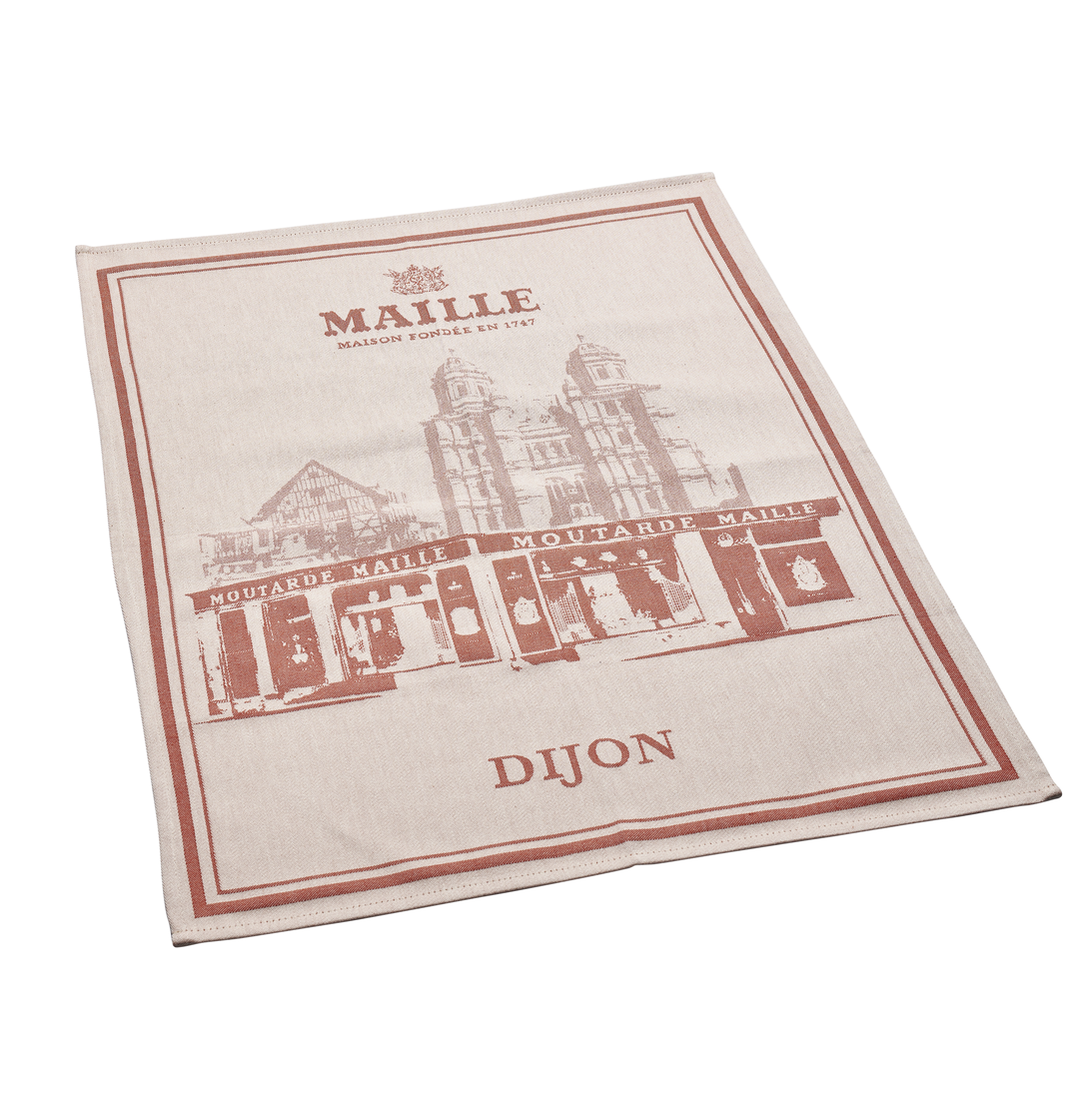 Torchon Dijon tissé par la Maison Moutet