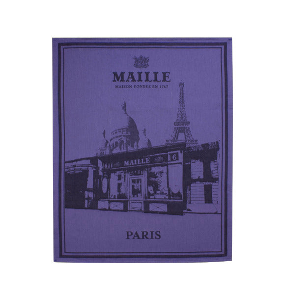 Linge de maison, torchon Paris tissé par la Maison Moutet