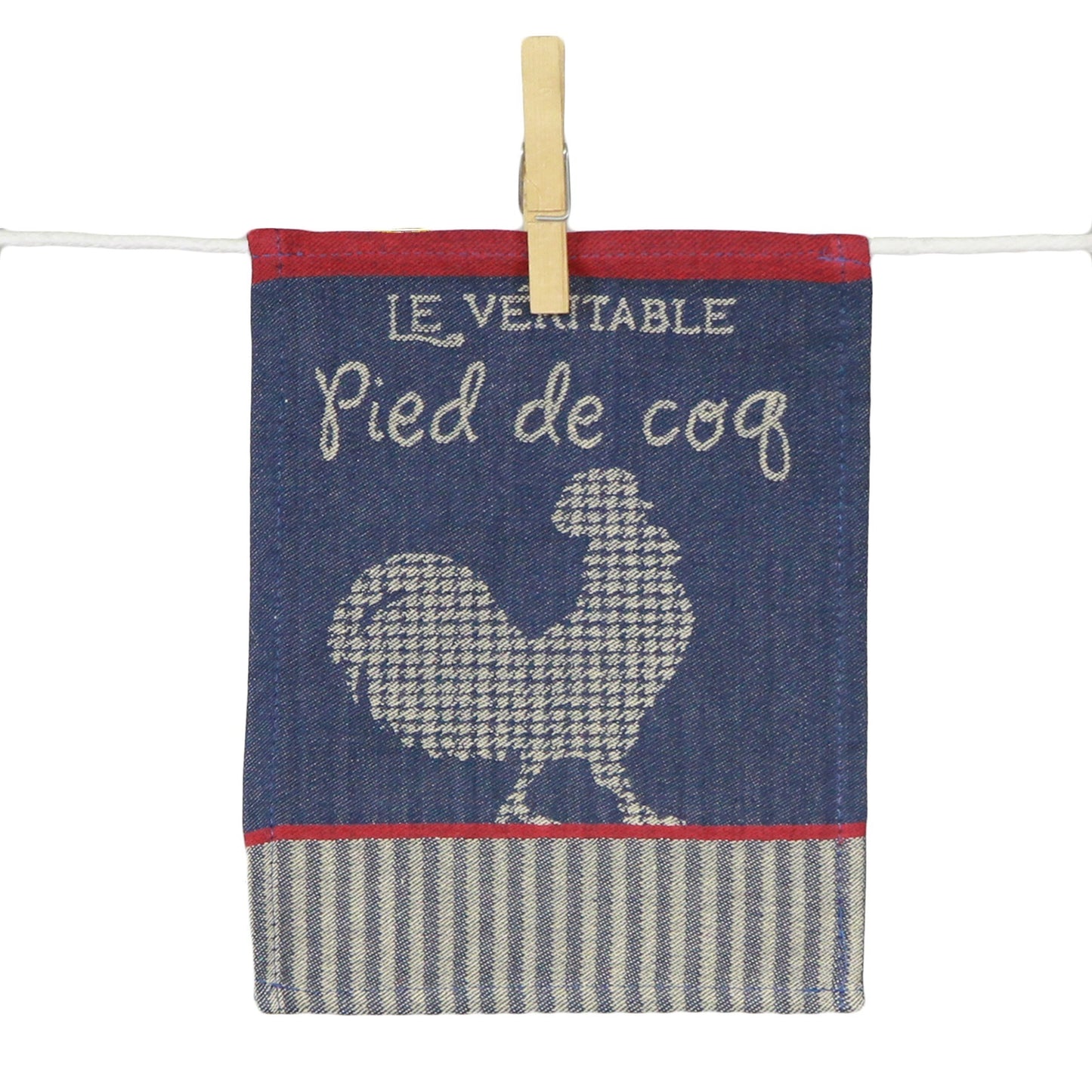 Para tapas Pied De Coq tissé par la Maison Moutet