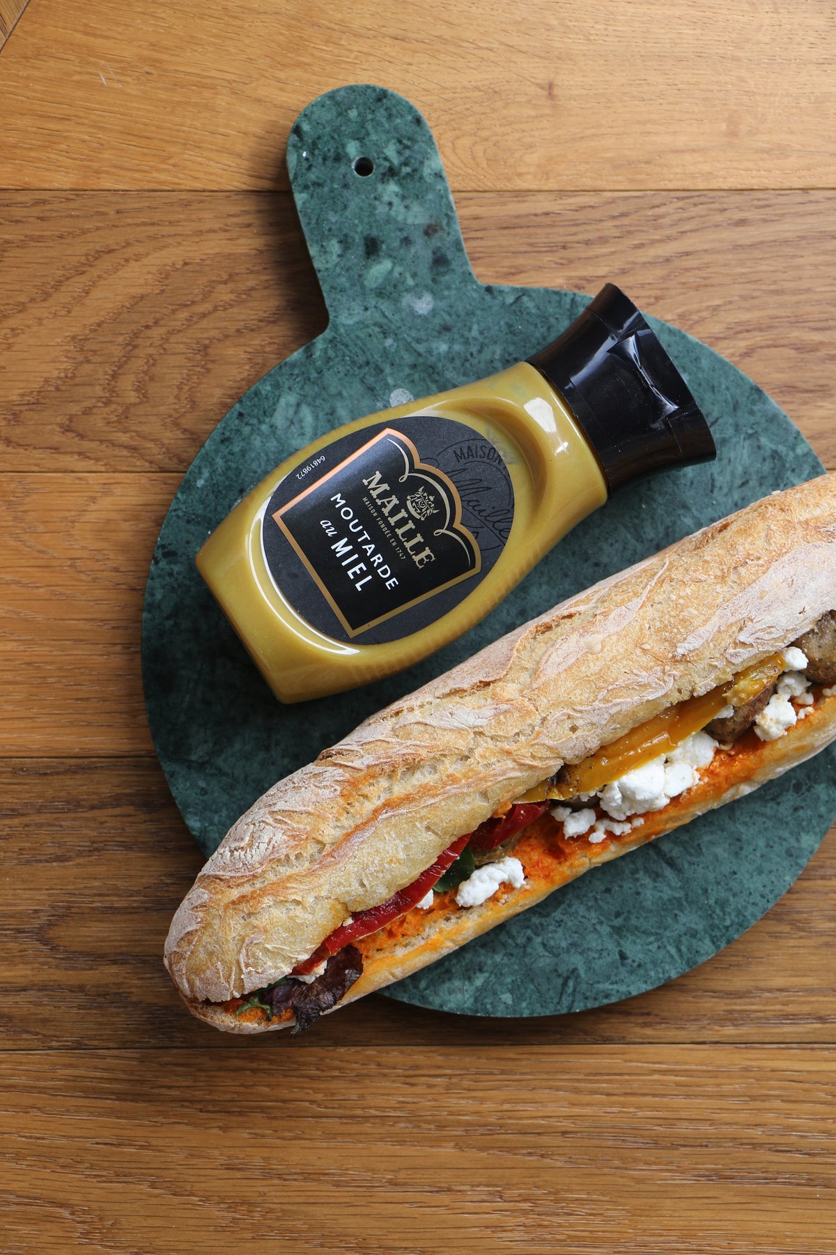 Sandwich poulet, feta et Moutarde au Miel | Maille