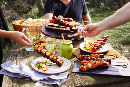 Brochettes Maille au barbecue