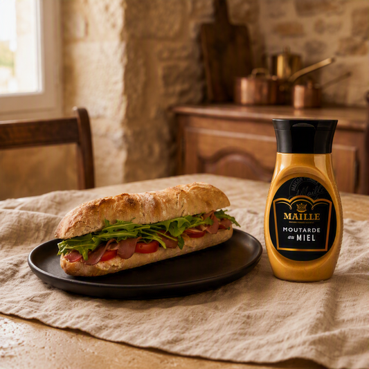 Sandwich magret fumé et Moutarde au Miel | Maille