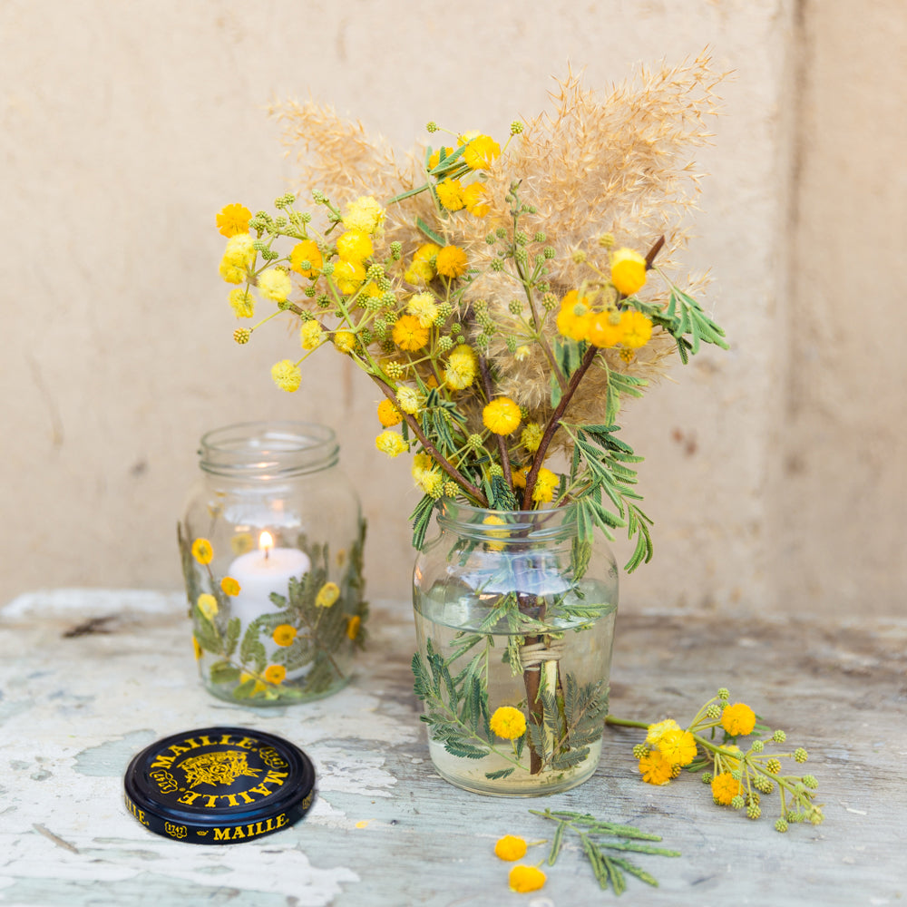 DIY fleurs “Maille en Mimosa”