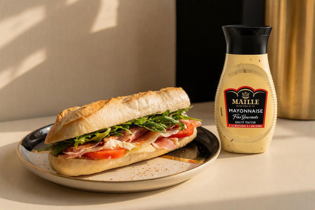 Sandwich jambon de Bayonne prêt en 10 min | Maille