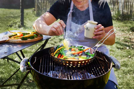 Légumes au wok à barbecue