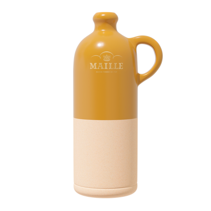 Cruchon Bi Matière Jonquille Maille de la Manufacture de Digoin