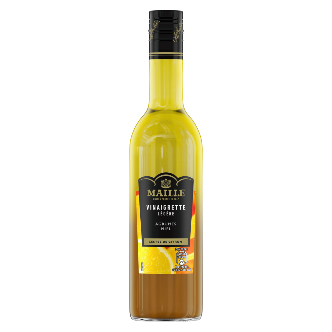 Vinaigrette Agrume Miel et zestes de citron 360ML