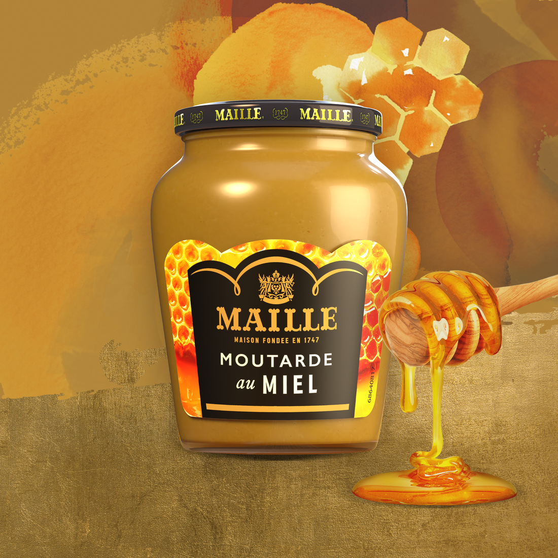 Maille Moutarde Au Miel Bocal 230 G La Maison Maille maille-moutarde-au-miel-bocal-230-g-la-maison-maille