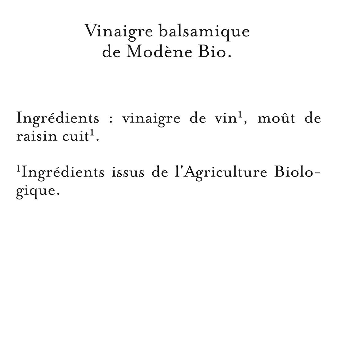 Maille Vinaigre Balsamique de Modène Bio, 500 ml