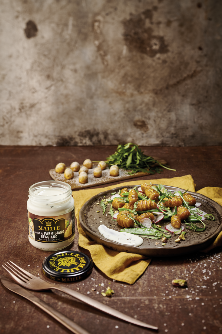 Maille Sauce au Parmigiano Reggiano, Pointe de Basilic, 190g