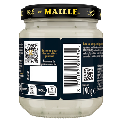 Maille Sauce au Parmigiano Reggiano, Pointe de Basilic, 190g