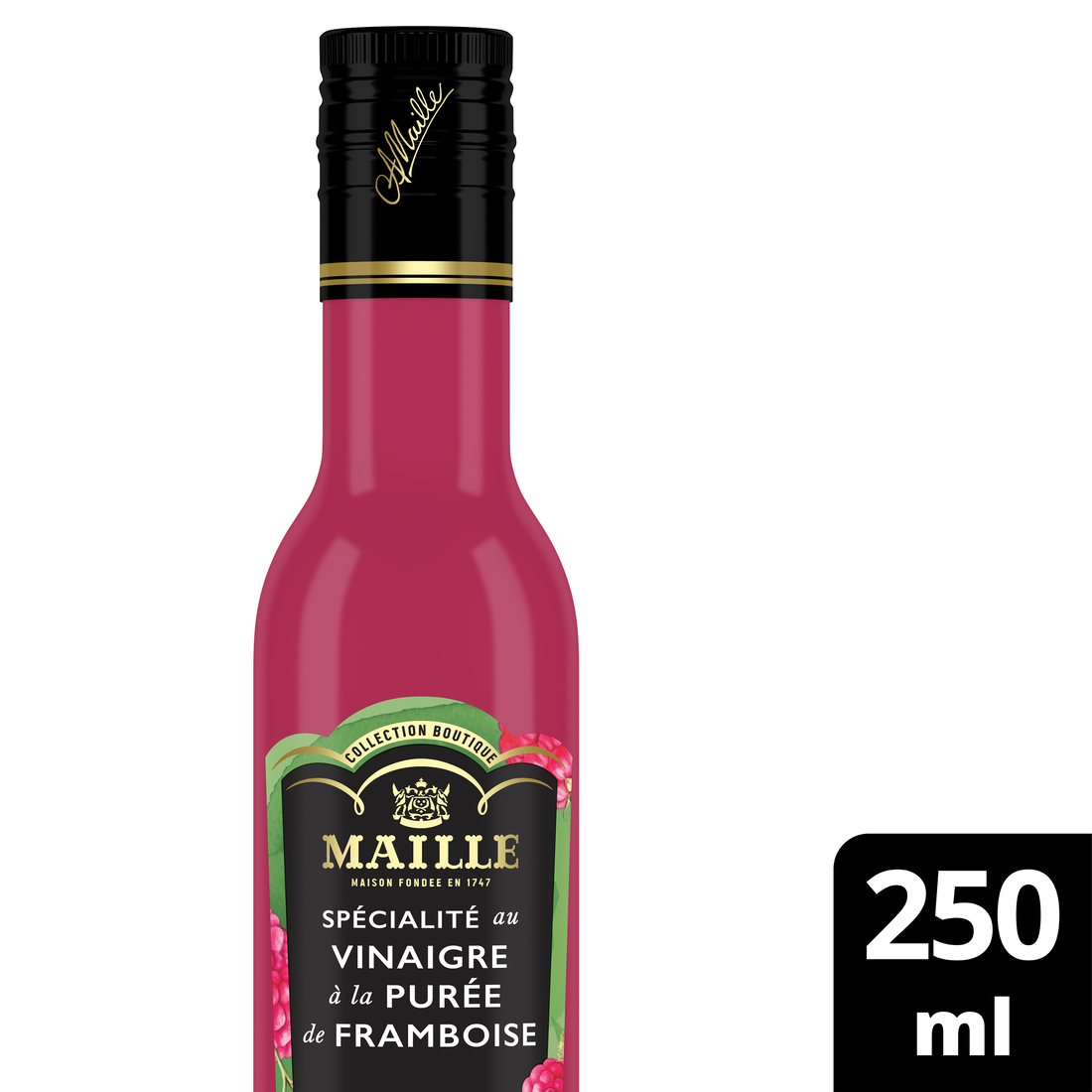 Spécialité au vinaigre à la purée de framboise 250ML