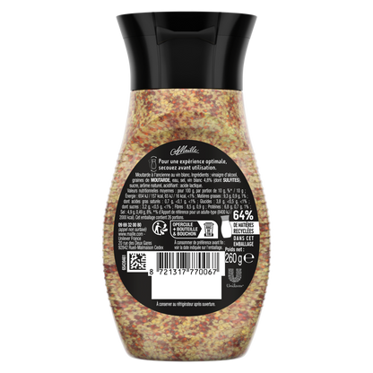 Moutarde à l’ancienne Vin Blanc 260g