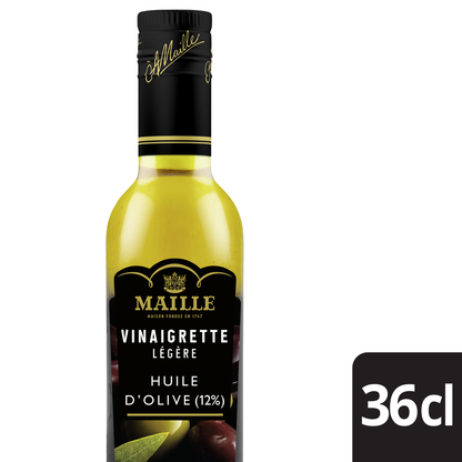 Vinaigrette Légère Huile d'Olive (12%) Pointe d'Olive Noire 36 CL