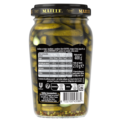 Cornichon mini saveur originale, 210g