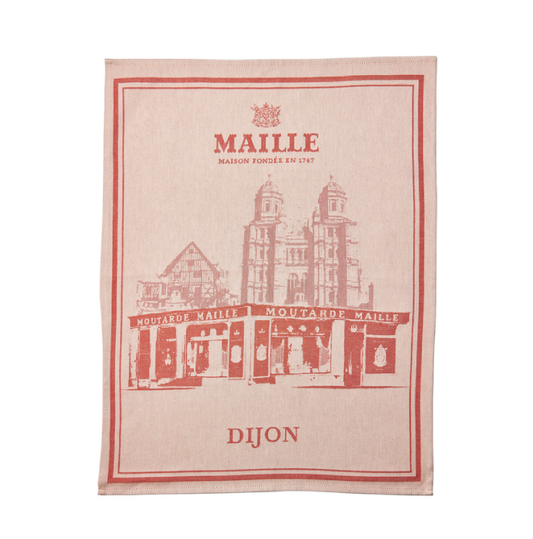 Torchon Dijon tissé par la Maison Moutet
