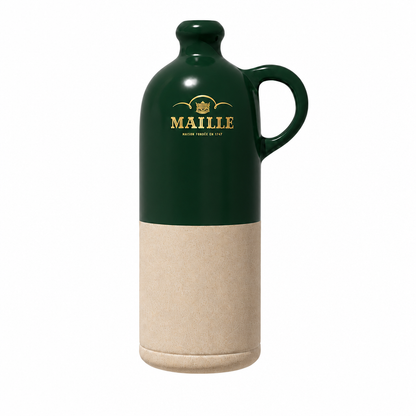 Cruchon Bi Matière Vert Forêt Maille de la Manufacture de Digoin