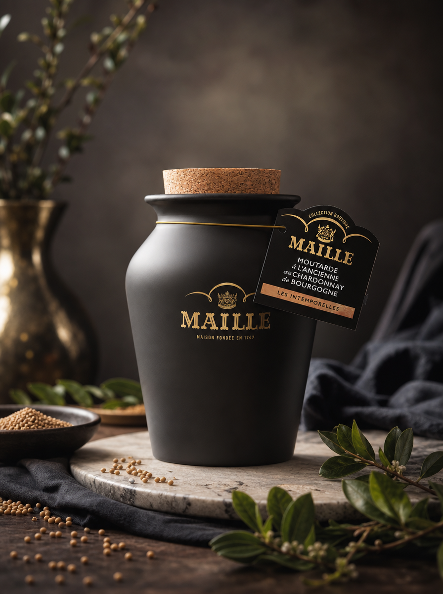 Moutarde au Whisky et au poivre fumé