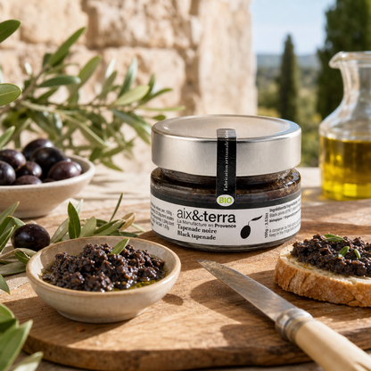 Tapenade Noire, bio, 100g - Aix & Terra