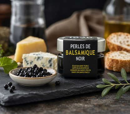 Perles de balsamique noire, 50g - La Maison Brémond