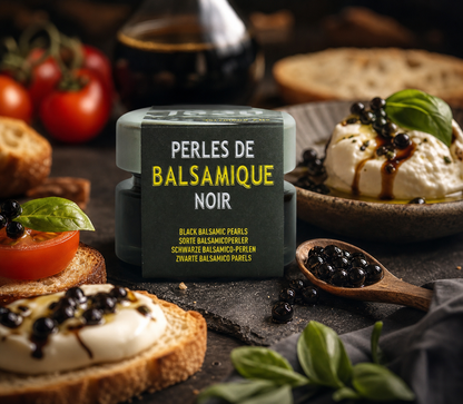 Perles de balsamique noire, 50g - La Maison Brémond