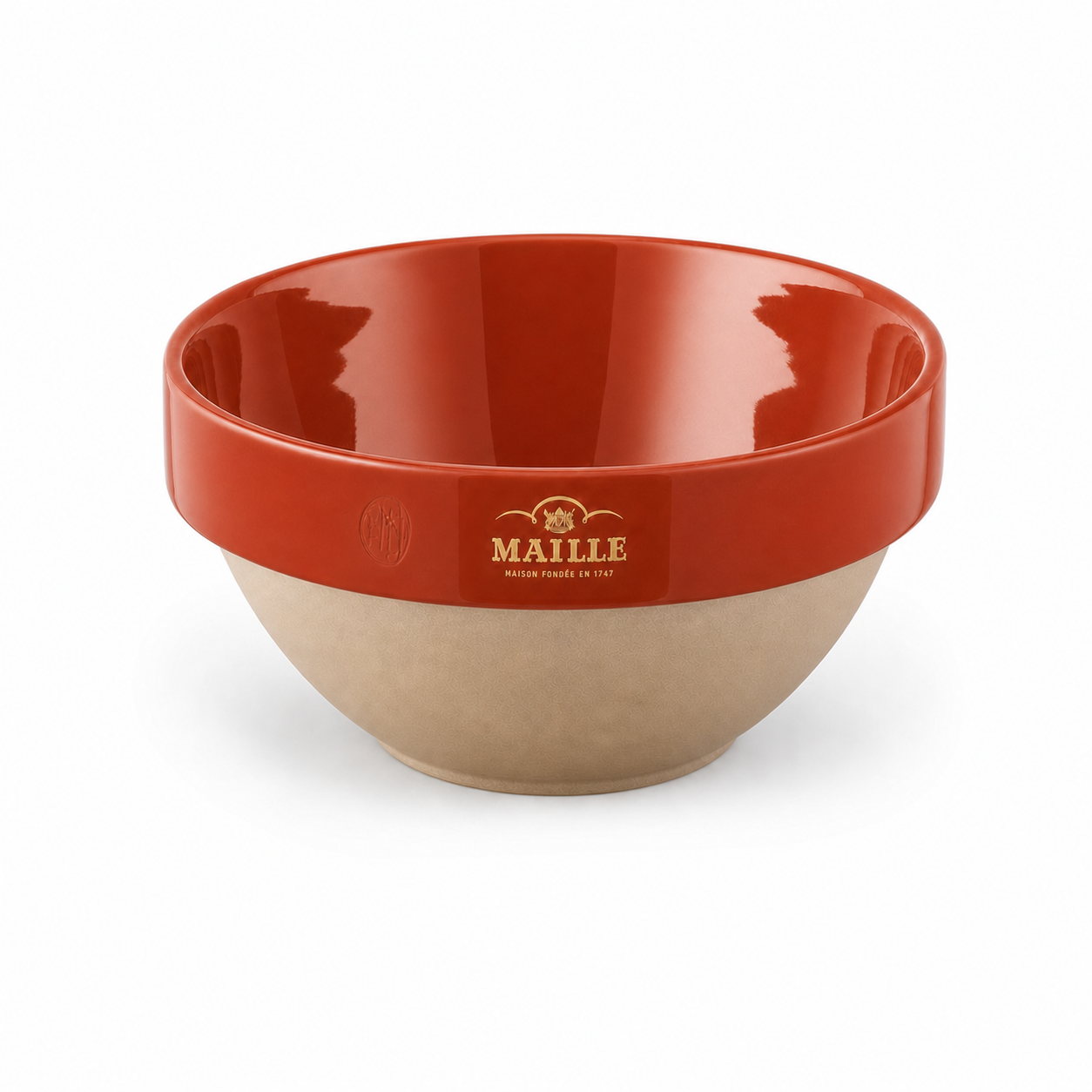 Saladier en Grès Email Terracotta de la Manufacture de Digoin
