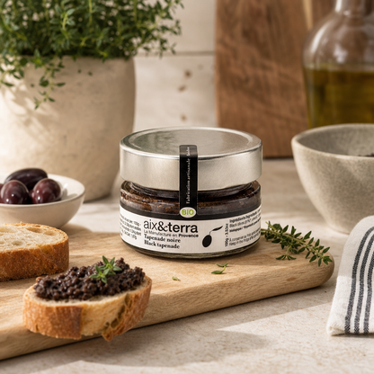 Tapenade Noire, bio, 100g - Aix & Terra