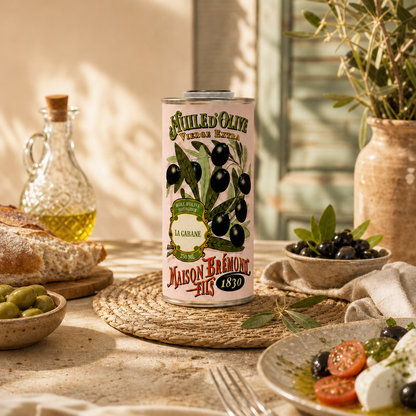 Huile d'olive vierge bio, domaine La Cabane, 250ml - La Maison Brémond