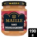 Sauce Bourguignonne Maille aux brisures de châtaigne 190 g, sauce d'accompagnement gourmande pour viandes, burgers et légumes 