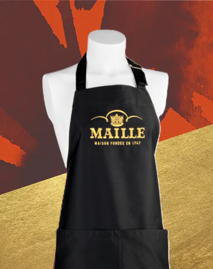 Tablier Noir Maille