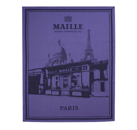 ANCIEN LINGE DE MAISON MAILLE, TORCHON, EN COTON-PARIS